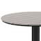Flash Furniture Gray/Gray 24 Inch Round Outdoor Patio Table SB-TB106-GRY-GG - alternate 2